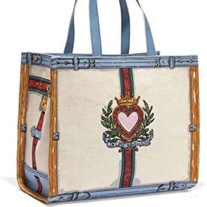 Brighton 2019 In Love We Trust Canvas Tote Bag